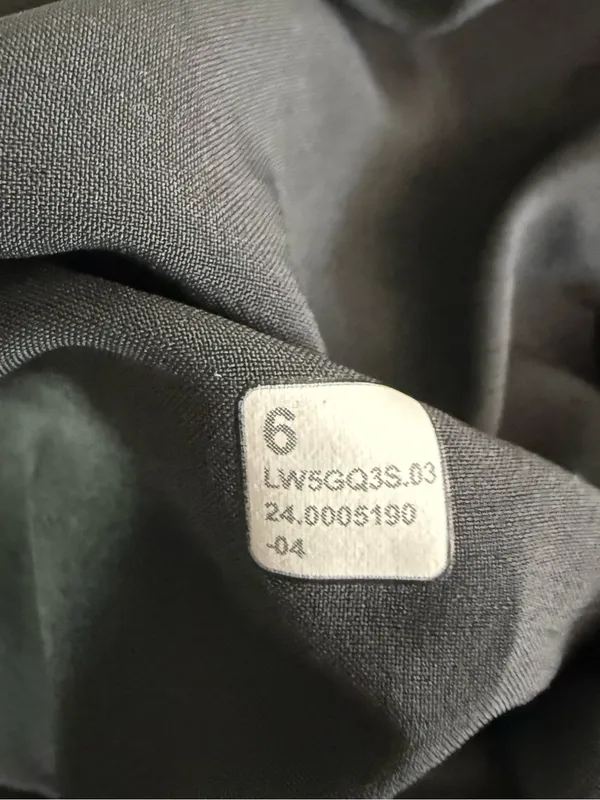 Lululemon Women’s Size 6 High Rise Pleated Trouser Pants Black - Image 2