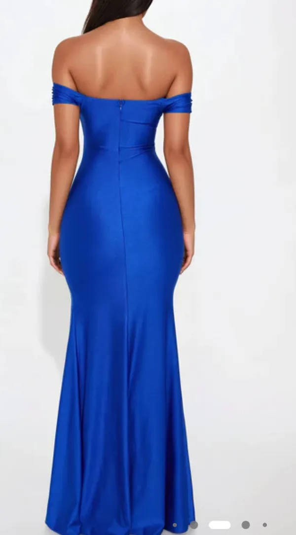 Royal blue gown - Image 2
