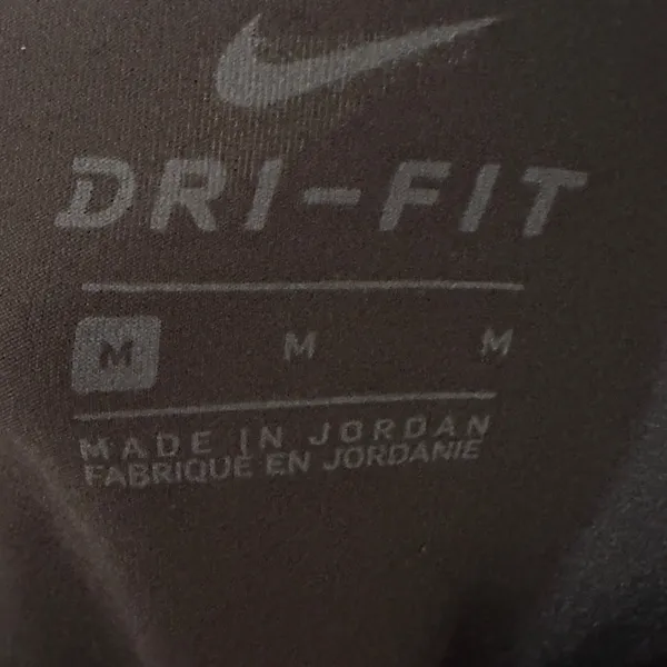 Nike | NWOT Jordan Black Dri-FIT Swoosh Leggings with Logo Waistband (size M) - Image 8