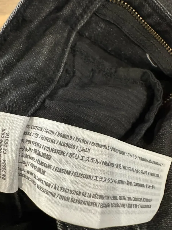 Madewell vintage Harper low-rise ankle size 4 short black wash jeans 27 - Image 9