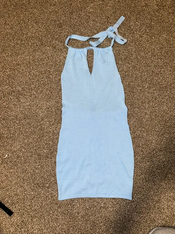 Beginning Boutique Mini Halter Dress - Image 2