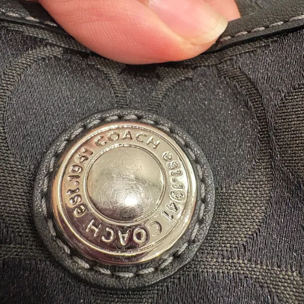 Coach Black Signature Crossbody Bag - Image 13