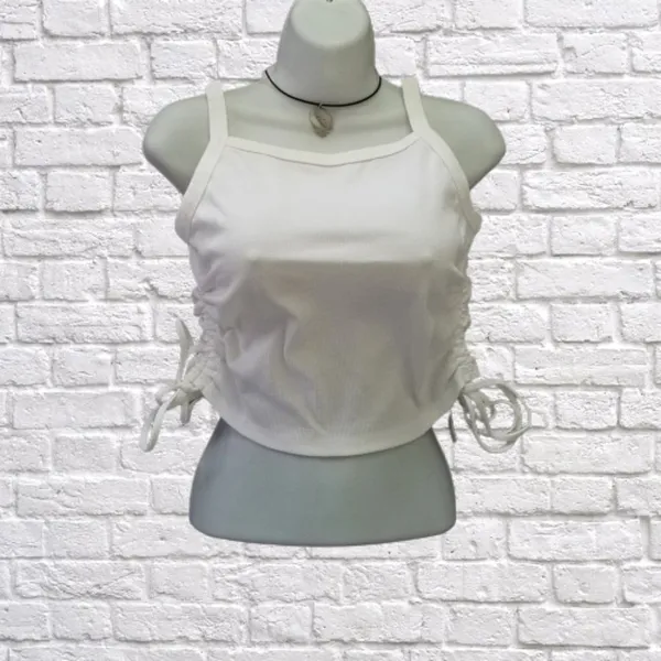 White Tank Top Size Medium NWT - Image 3