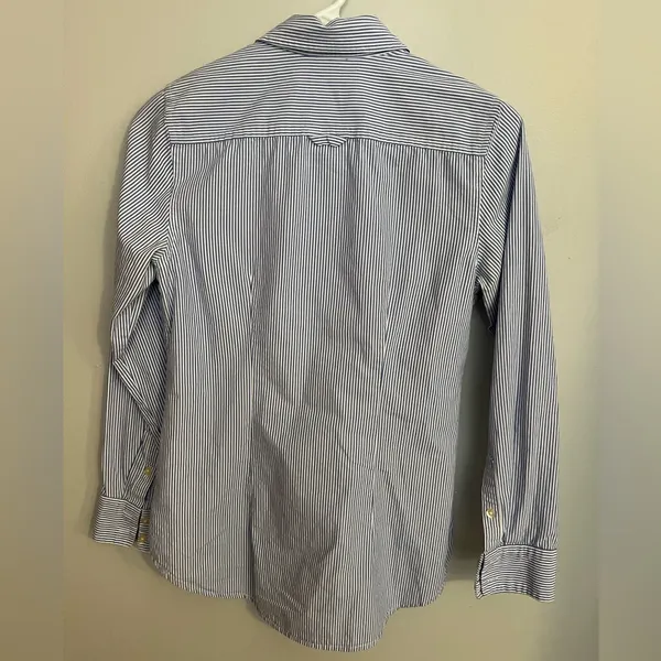 [Vineyard Vines] Blue/White Striped Button Down Shirt -‎ Size 0 - Image 2