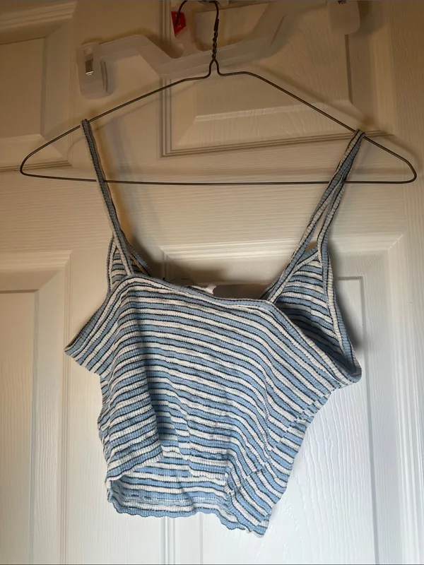 Cotton on Striped Crop Tank‎ Top - Image 4