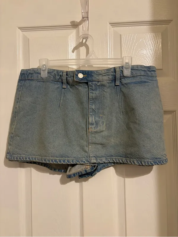 We the Free People Galivanting denim skort 33 - Image 3