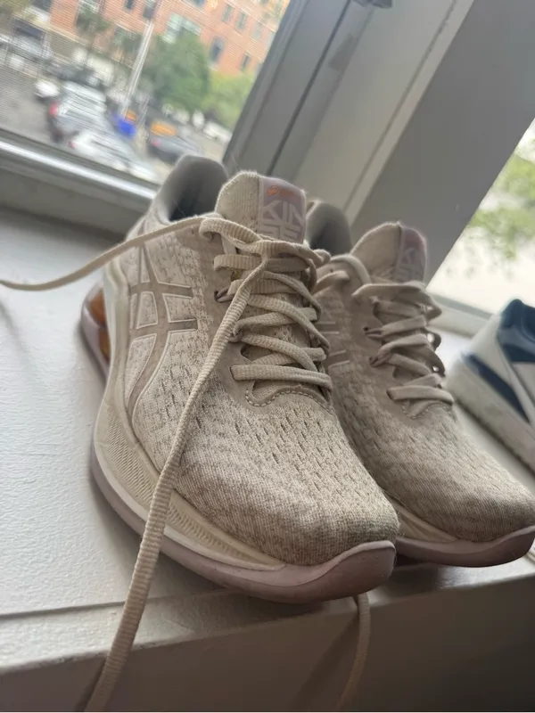ASICS Women's Gel Kinsei Max Running Shoes — Cream - Image 2