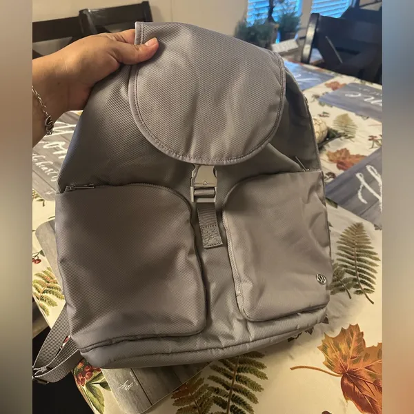 Lululemon Athletica Taupe Backpack - Image 5