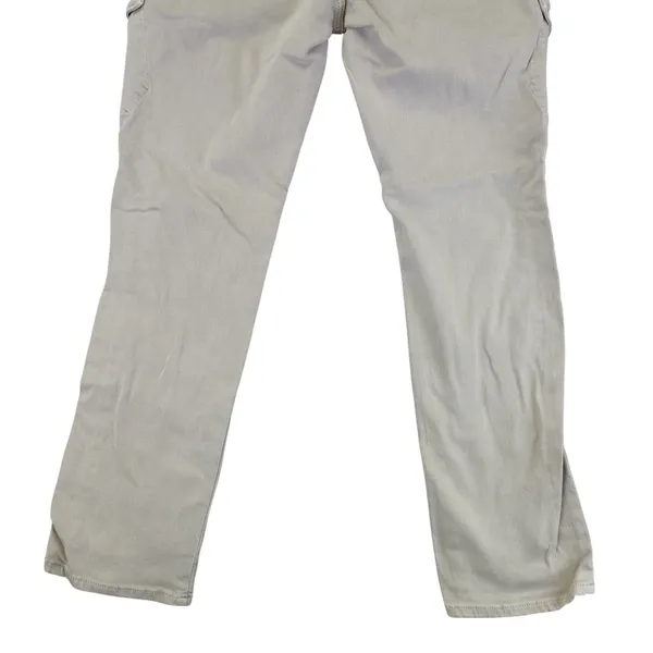 PAIGE Women's‎ Size 27 Beige Cargo Pants Straight Leg Cotton Blend Utility - Image 8