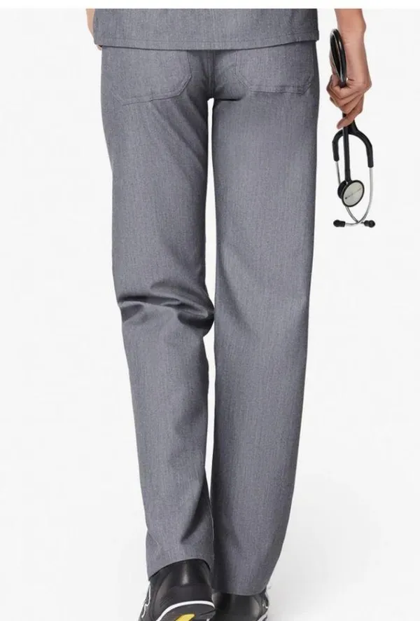 Women's Figs Livingston Scrub Pants Graphite Gray Size Small - Image 4