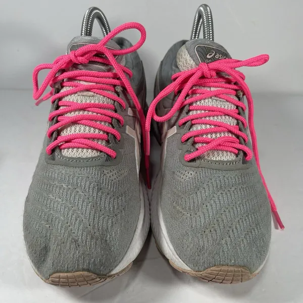 ASICS GEL-Nimbus 22 Grey/Pink Running Shoes - Women's Size 7 - Image 3