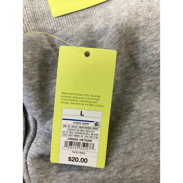 All‎ in Motion Womens Fleece Shorts Heathered Gray Size L NWT 041 01 2010 - Image 4