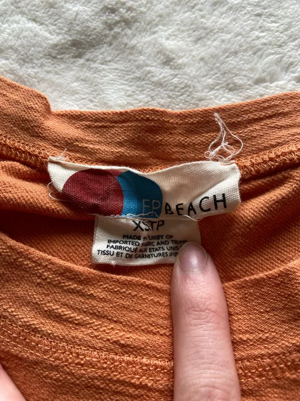 Orange Free People Beach Maxi Dress - Image 3