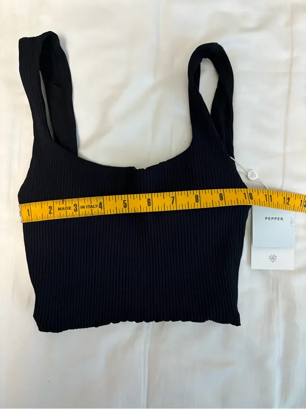 Pepper Athlux Bra Tank Black Size XXS - Image 6