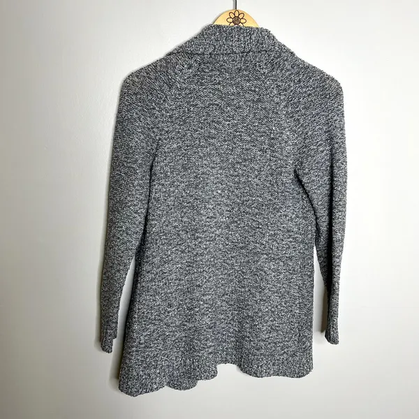 Candie's Gray Open Front Knit Cardigan Sweater - Image 5