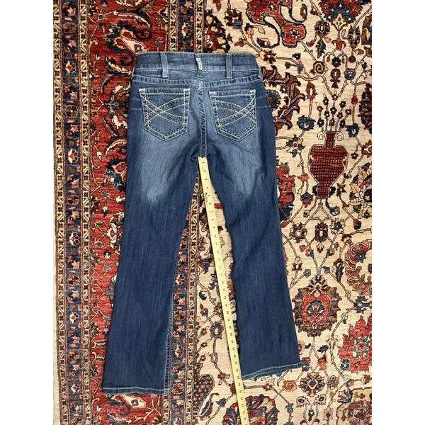 Ariat Real Denim Women's Mid Rise Boot Cut Blue Jeans Size 29 Regular - Image 7