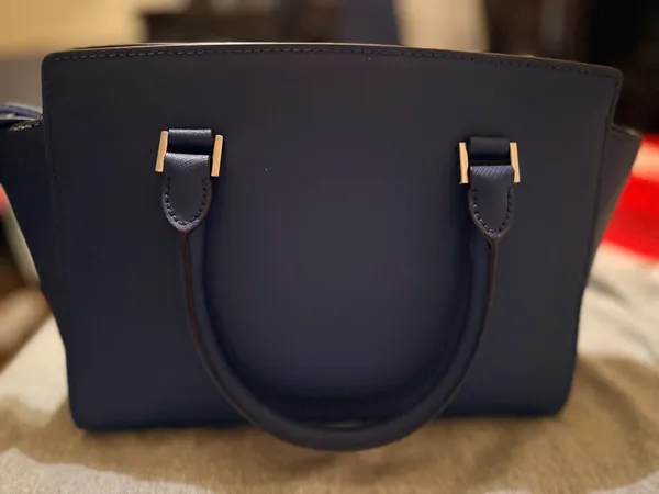 Blue Michael Kors purse - Image 2