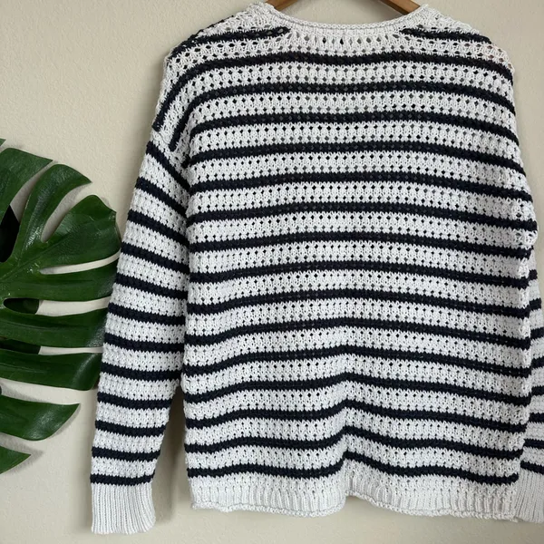 Madewell Cotton Striped Sweater - Image 6