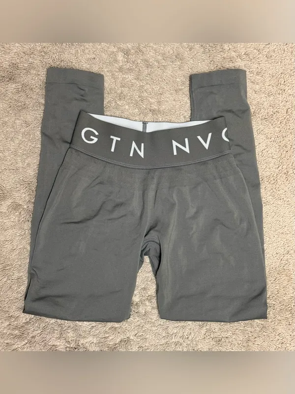 NVGTN Charcoal Sport Seamless Leggings size M - Image 2