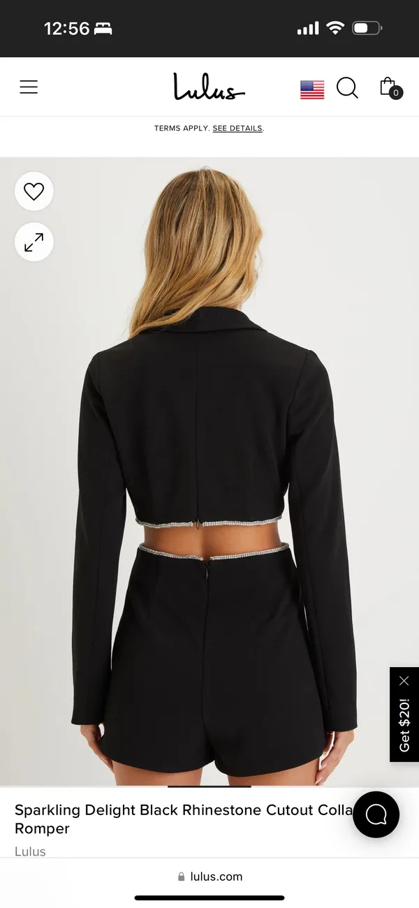 Lulus Cutout Black Romper - Image 2
