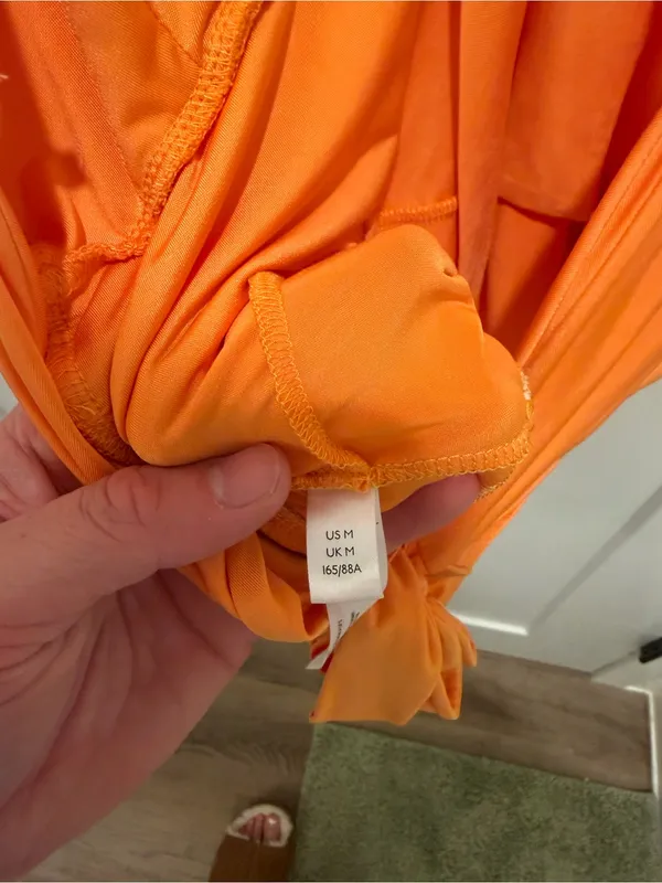 Urban Outfitters Orange Halter-Back Bodysuit - Image 5