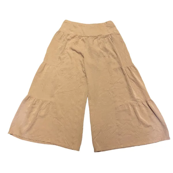 Shein Wide Leg Khaki Gaucho Pants Size Small or 4 - Image 5