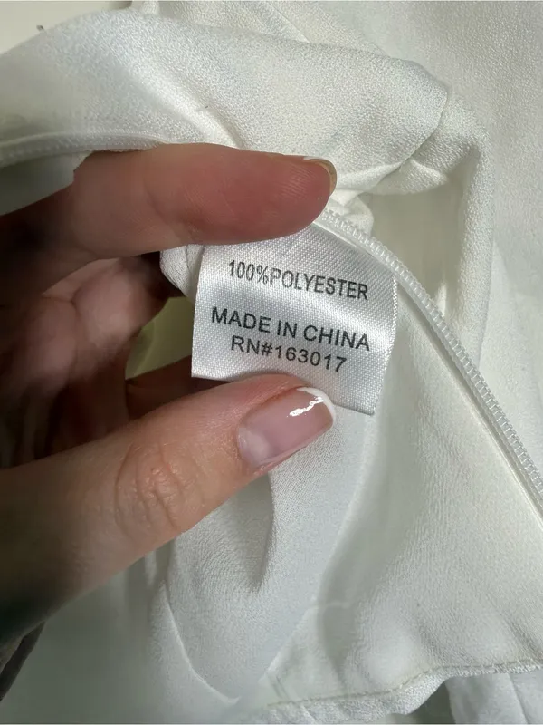 Princess Polly Ariah Long Sleeve Top White Size 2 - Image 9
