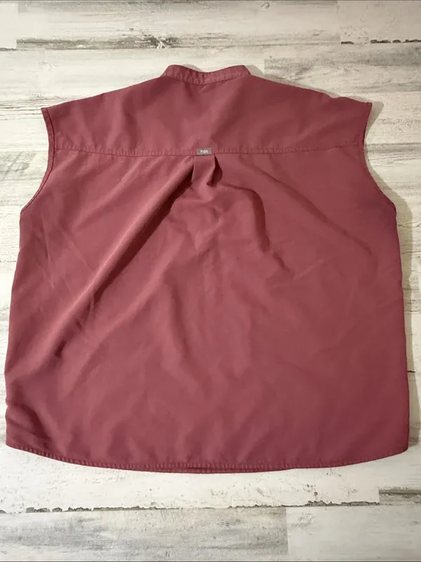 Figs Sleeveless Scrub Top - Mauve Size XL - Image 4