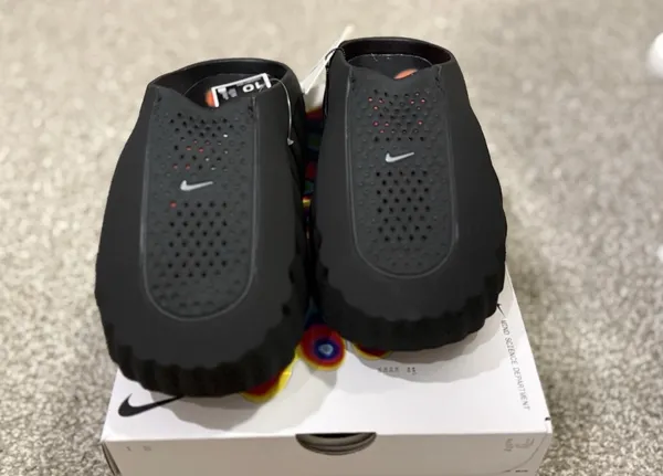 Nike Mind Science Department Sandals Black Orange - Image 2