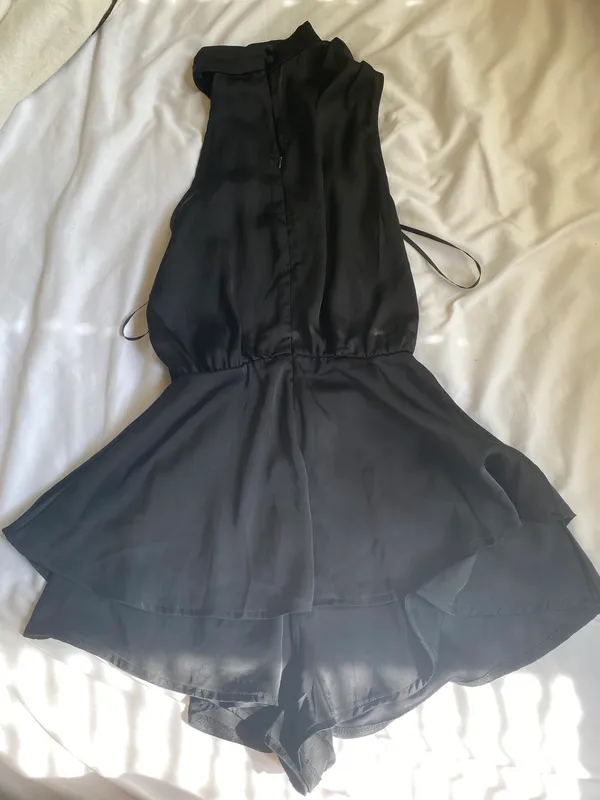 Hello Molly Black Romper/Mini Dress - Image 4