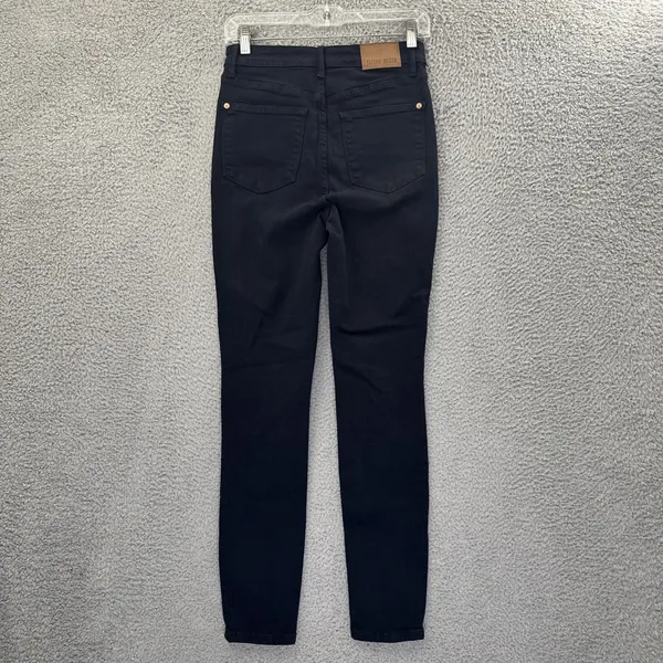Judy Blue High Rise Skinny Denim Jeans Black Preppy Stretch Women's‎ 5/27 x 28 - Image 2