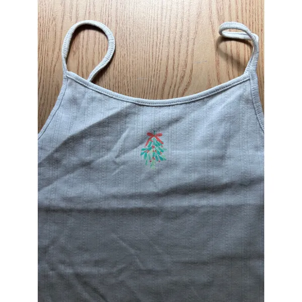 New Women’s Wild Fable Tank Top Lightweight Stretchy Light Gray size Small - Image 2