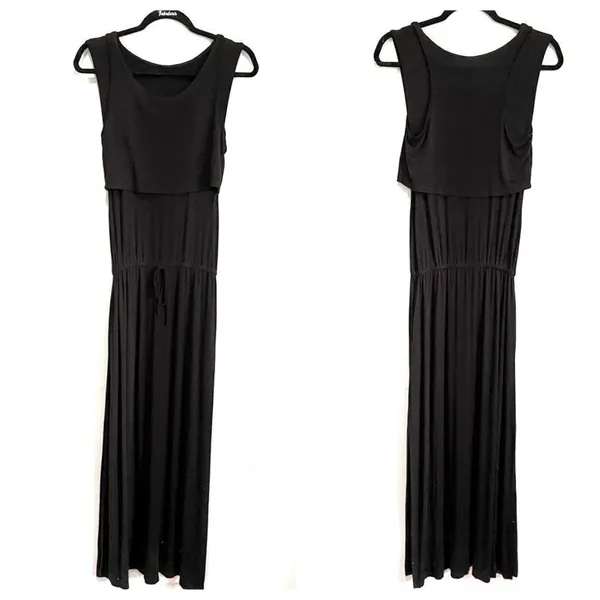 Tiered Maxi Dress‎ Black - Image 2