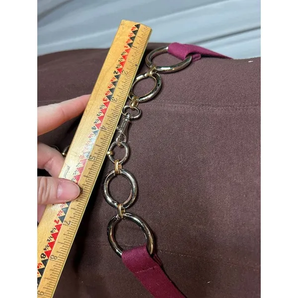 belt chain leather cloth size small Black - Image 2