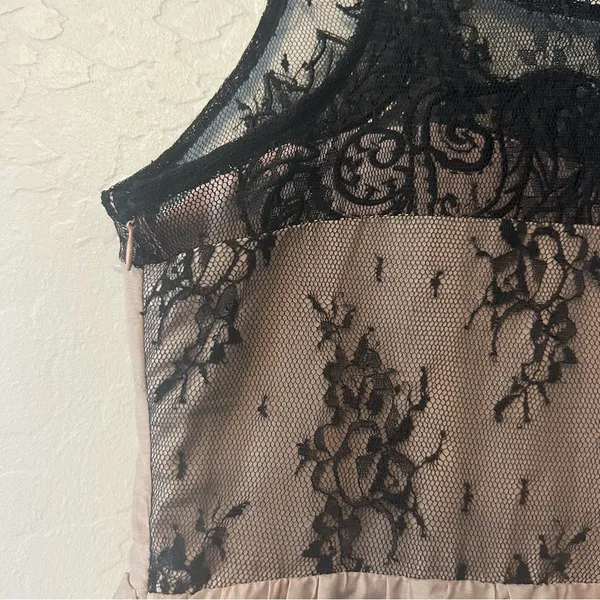 Miss Me silk blend sequined lace peplum babydoll tank blouse size medium y2k - Image 11