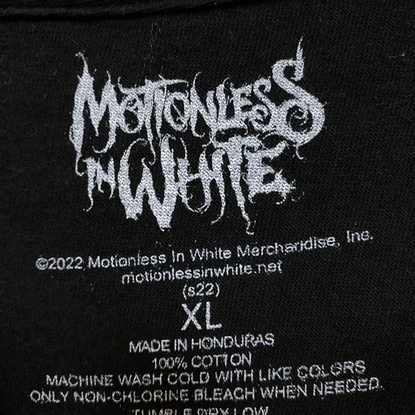 Motionless in White Watercolor Portrait T-shirt size extra large - Image 4