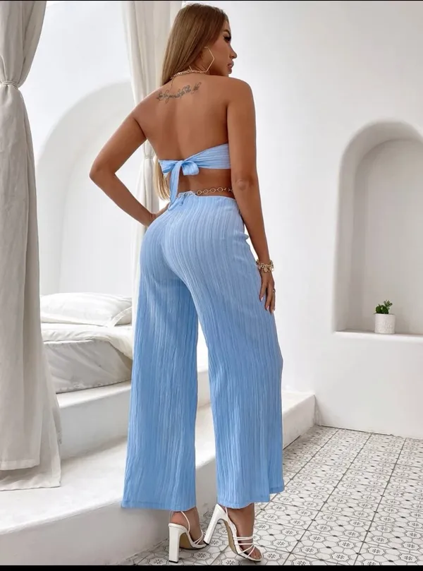 Two Peice Baby Blue Set - Image 3