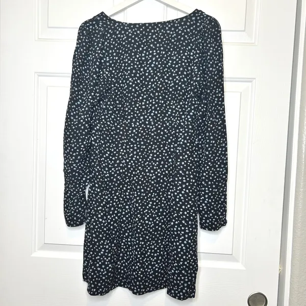 Madewell‎ NWT Mini Dress Square Neck Ditsy Floral Print Size 2 - Image 5