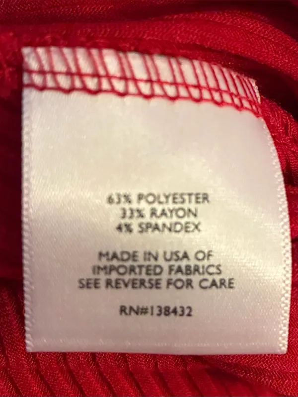 ModCloth Red Ribbed Boat Neck Maxi Dress Long Sleeve Size L - Image 5