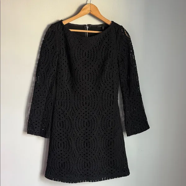 Maje Reverso Crochet Lace Dress Small - Image 2