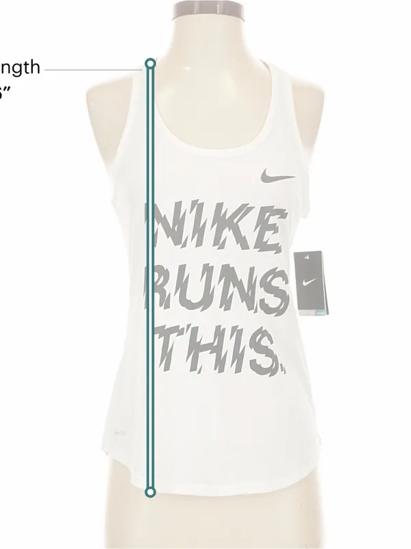 Nike Women's Size S Dri-FIT "Nike Runs This" Graphic Running Tank Top. NWT - Image 14