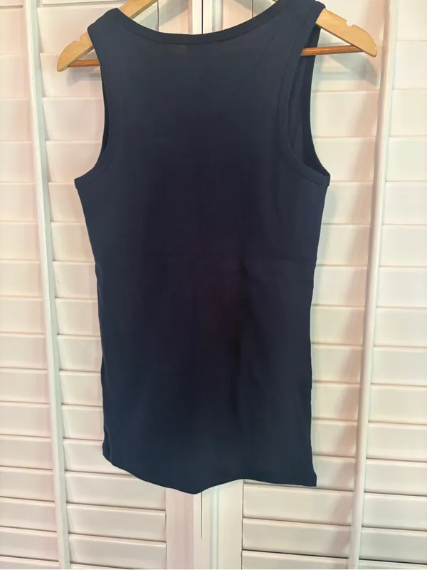 Harley Davidson Navy Tank Top Size large - Image 2