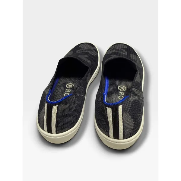 Rothy's The Sneaker Gray Black Camo Slip On Shoes Women's Size 6 Washable - Image 3