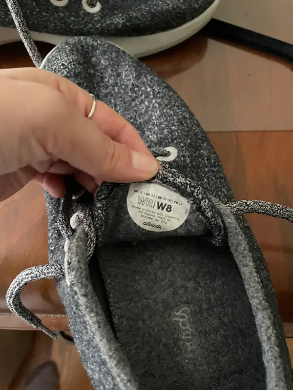 Allbird Wool Runners Gray - Image 4
