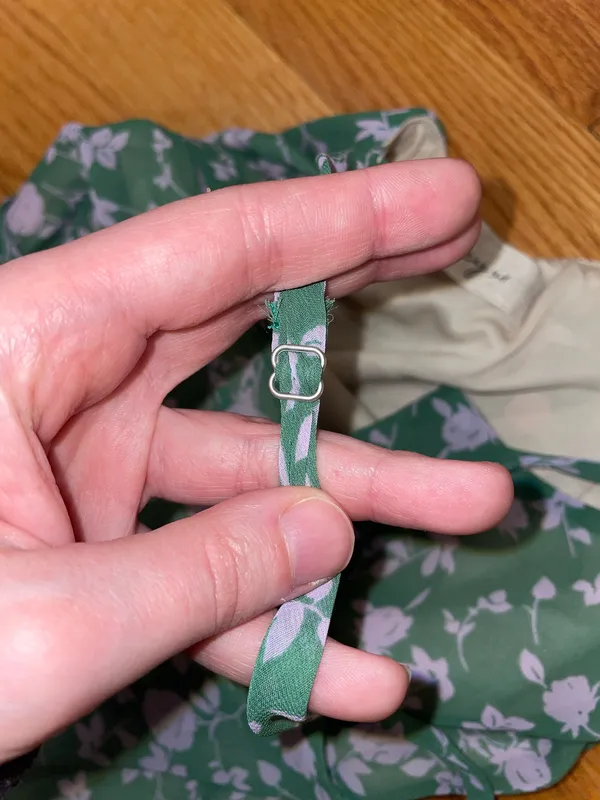 Audrey 3+1 green floral maxi dress - Image 3