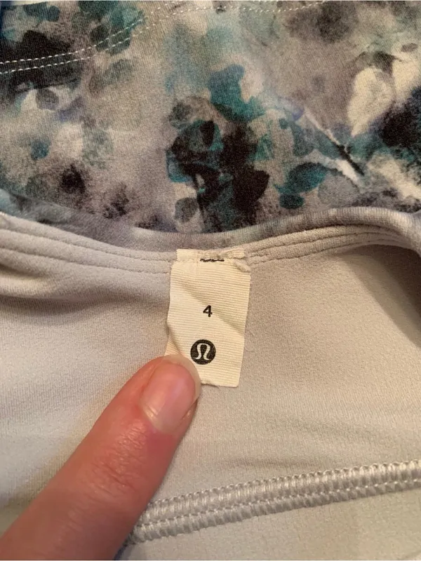 Lululemon Align Tank Top 4 Kaleidofloral Multi Gray Blue - Image 3