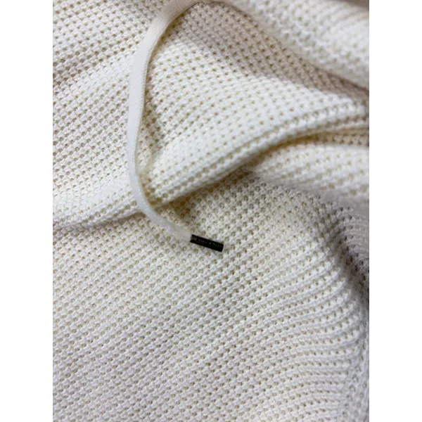 Ralph Lauren Lauren Jeans Co womens cream mock neck waffle knit sweater. Size M. minimal - Image 5