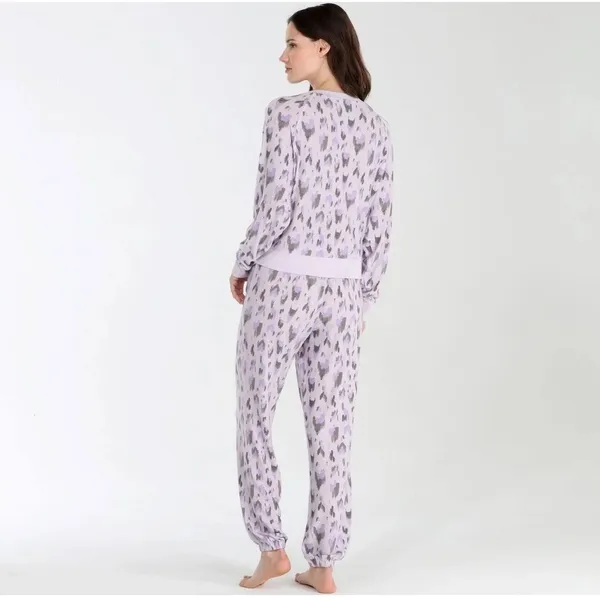 Honeydew‎ Intimates Star Seeker Lounge Set Whisper Ikat Purple Lavender Large - Image 2