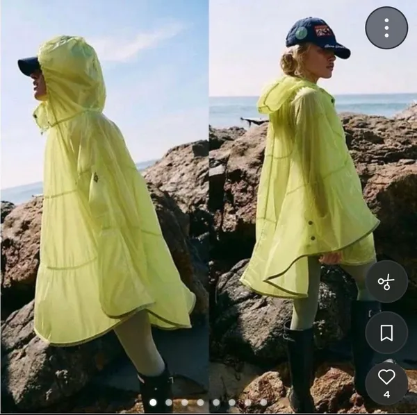 Free People Hooded packable Poncho  - Image 2