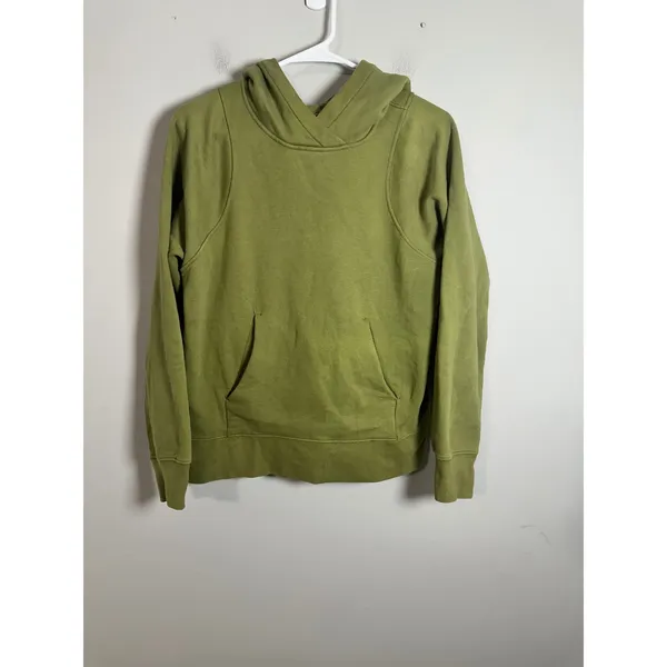 Lululemon Loungeful Pullover Hoodie Bronze Green LW3FCDS Women Size 6 - Image 4